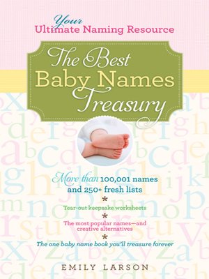 cover image of The Best Baby Names Treasury